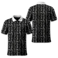 Black Golf Polo Shirt, Funny Golf Shirt, Gift For Golfers