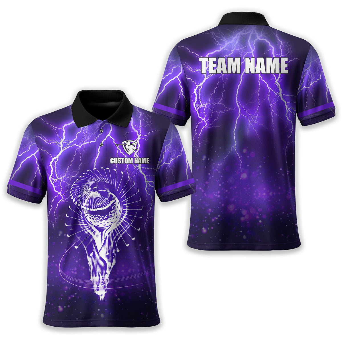 Custom Men's Golf Polo Shirt, Golfing Apparel, Golf Shirt With Team Name, Gift For Golfers