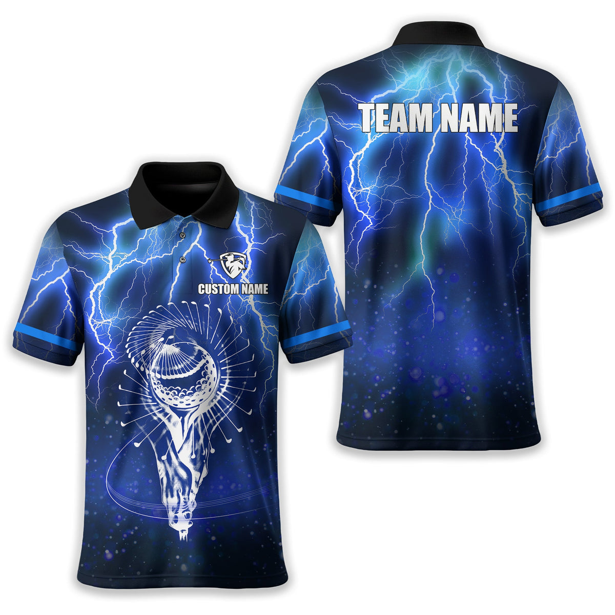 Custom Men's Golf Polo Shirt, Golfing Apparel, Golf Shirt With Team Name, Gift For Golfers