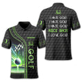 I Hate Golf Nice Shot I Love Golf, Personalized Golf Shirt, Unique Gift For Golfer, Funny Golf Polo Shirt