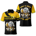Golf And Beer Personalized Golf Polo Shirt, Golf Shirt, Gift For Golfers