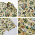 Tropical Wilderness Skull Hawaiian Polo Golf Shirts, Skull Golf Shirt, Gift For Golfers