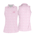 Pink Girl Dad All Over Print Golf Polo Shirt, Ladies Golf Tops, Performance Golf Shirt