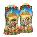 Frog Hammock 5 Oclock Somewhere Tropical Golf Shirt, Ladies Golf Shirts, Women’s Golf Apparel