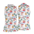 Cute Pig Beach Adventure Hawaiian Golf Polo, Golf Tops For Women, Golfing Apparel