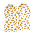 Cute Dinosaur Cookie Pattern Women's Golf Tops, Ladies Golf Shirts, Printed Golf Shirt