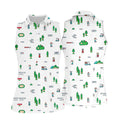 Retro Video Game Golf Theme Hawaiian Golf Shirt, Women's Golf Tops, Ladies Golf Shirts