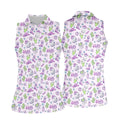 Western Halloween Purple Women Golf Top, Cute Golf Outfit, Ladies Golf Shirts, Golfing Apparel