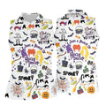 Halloween Witch Pattern Golf Polo Shirt, Golf Polo For Women, Womens Golf Apparel