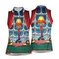 Funny Christmas Leg Lamp Window Golf Polo Shirt, Women’s Golf Polo, Golf Tops For Women