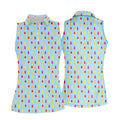 Colorful Popsicle Summer Pattern Golf Shirt, Golf Polo For Women, Printed Golf Shirt