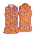 Funny Dirty Orange And Purple Halloween Golf Shirt, Funny Golf Shirts Women, Ladies Golf Shirts