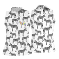 Rainbow Zebra Be Yourself Pride Month Support Ladies Golf Tops, LGBT Community Golf Shirt For Women