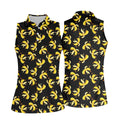 Banana Duck Hawaiian Golf Shirt, Fun Women's Golf Shirts, Ladies Golf Polos