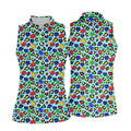 Autism Awareness Color Leopard Pattern Blue Golf Shirt, Women's Golf Tops, Ladies Golf Shirts, Ladies Golf Polos