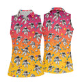 Space Astronaut Hawaiian Golf Shirt, Women's Golf Tops, Ladies Golf Shirts