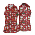 Funny Christmas Golf Polo Shirts, Christmas Golf Shirt, Women's Golf Tops, Ladies Golf Shirts