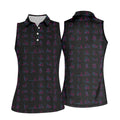 Funny Neon Couples Pattern Golf Polo Shirt, Ladies Golf Shirts, Golf Polo For Women