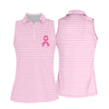 Hope Love Strength Courage Breast Cancer Polo Shirt, Women’s Golf Polo, Ladies Golf Shirts