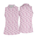 Middle Finger Pink Ribbon Breast Cancer Golf Shirt, Women’s Golf Polo, Ladies Golf Shirts