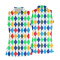 Colorful Argyle Golf Shirt, Classic Diamond Pattern Polo, Womens Golf Polo Shirt, Custom Ladies Golf Shirt