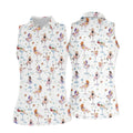 Retro Pin Up Martini Cocktail Hawaiian Golf Shirt, Ladies Golf Shirts, Performance Golf Shirt