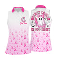 Personalized Breast Cancer Is Boo Sheet Ghost Shirt, Women’s Golf Polo, Ladies Golf Top