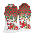 Christmas Santa Golfer and Gifts Polo Shirt, Women’s Golf Polo, Golf Shirts For Women