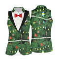 Christmas Tree Needles Green Festive Women Golf Top, Christmas Golf Shirt, Ladies Golf Tops