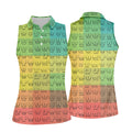 Watermelons Funny Boob Pattern Golf Polo Shirt, Women's Golf Tops, Printed Golf Shirt