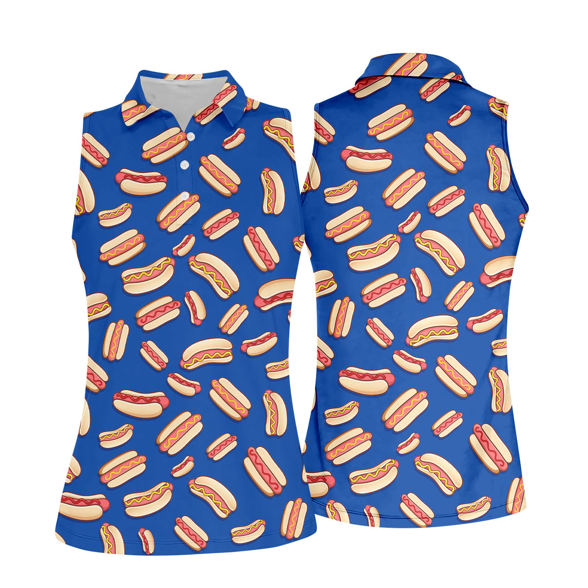 Sausage And Bun Fun Golf Shirt, Women's Golf Tops, Golf Gifts For Women, Ladies Golf Shirts