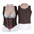 Funny Oktoberfest Costume Lederhosen Polo Shirt, Womens Golf Polo, Golf Shirts For Women