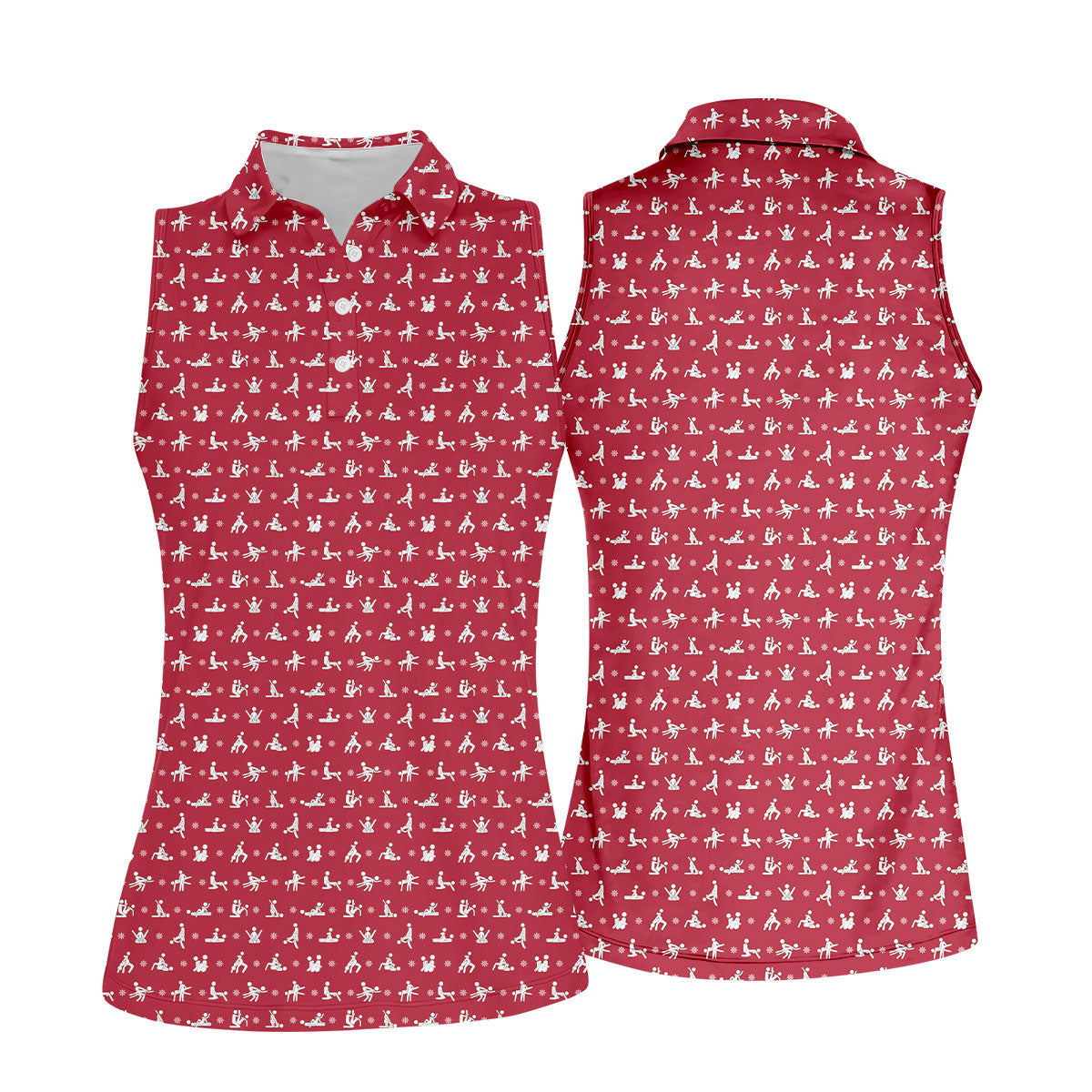 STYLE:Sleeveless Polo Shirt
