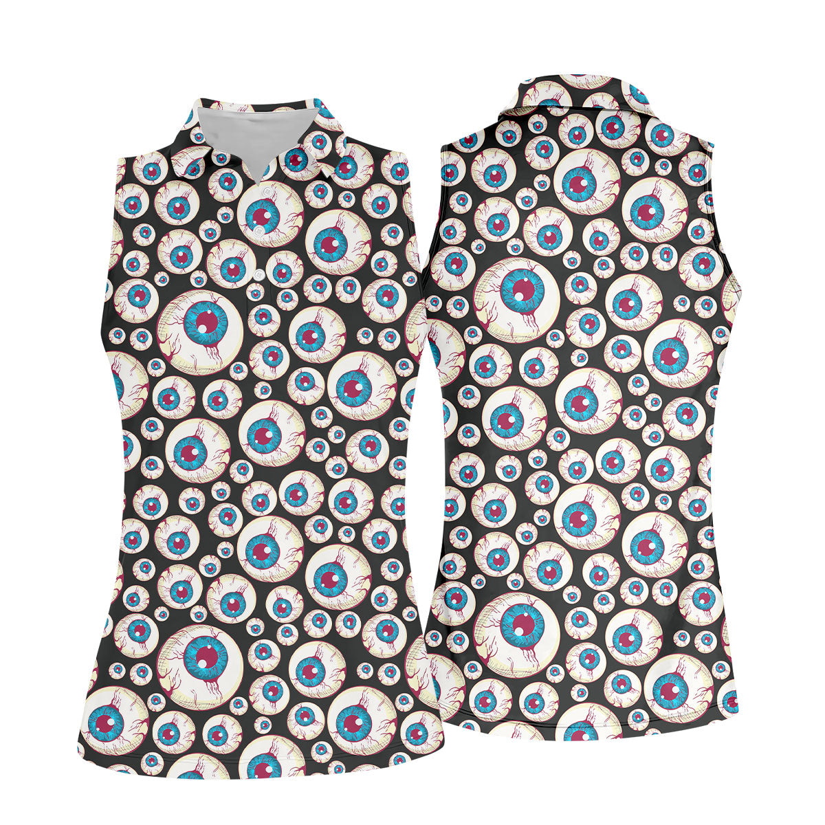 STYLE:Sleeveless Polo Shirt