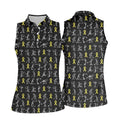 STYLE:Sleeveless Polo Shirt