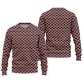Christmas Snowflake Candy Cane Golf Shirt, Fun Golf Shirts For Men, Golfing Apparel, Golf Shirts For Men