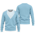 Light Blue Tuxedo Men's Funny Golf Shirts, Father's Day Golf Shirt, Golf Gift For Dad