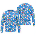 Funny Santa Claus Blue Golf Shirt, Christmas Golf Shirt, Fun Golf Shirts For Men, Golf Gift For Men