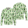Happy St Patrick's Day Gnomes Shamrock Golf Shirt, Men's Funny Golf Shirts, Golf Shirts For Men
