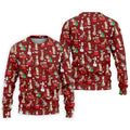 Naughty Santa Hat Christmas Polo Shirts, Unique Gift For Golfer, Polo Shirts For Men, Golf Gift For Men