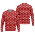 Dirty Funny Adult Humor Snowflakes Red Golf Shirt, Fun Men's Golf Polos, Christmas Golf Shirt, Polo Shirts For Men