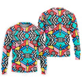 Abstract Geometric Pop Art Golf Polo Shirt, Men's Golf Shirt, Mens Golf Apparel