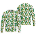 Mini Golf Course Seamless Pattern Men's Golf Polo Shirts, Performance Golf Polos, Golf Shirts For Men