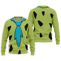 Green Stone Age Costume Hawaiian Golf Shirt, Mens Golf Polo, Golf Shirts For Men