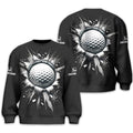 Personalized Black Golf Polo Shirt, Golf Shirt, Gift For Golfers