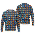 Funny Scissors Pattern Golf Polo Shirt, Golf Polo Shirts For Men, Mens Golf Apparel