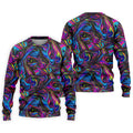 Vibrant Neon Liquid Marble Abstract Golf Shirt, Mens Golf Shirts, Golf Polo Shirts For Men