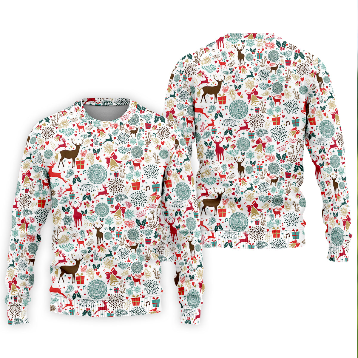 Vintage Reindeer White Christmas Golf Tops For Men, Gift Christmas Golf Shirt Polos, Men Golf Apparel