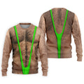 Funny Hairy Chest Green Suspender Golf Shirt, Funny Golf Shirt, Men's Golf Shirt, Polo Shirts For Men (Copy)