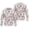 Cute Pig Beach Adventure Hawaiian Golf Polo, Golf Tops For Men, Golfing Apparel